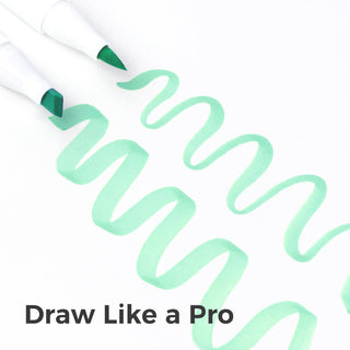 Ohuhu Honolulu 48 Pastel Colors Dual Tips Alcohol Art Markers-Sweetness