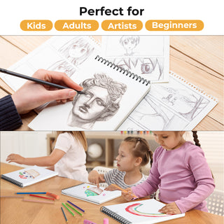 Ohuhu Tear Resistant Bamboo Fiber Drawing Sketchbook