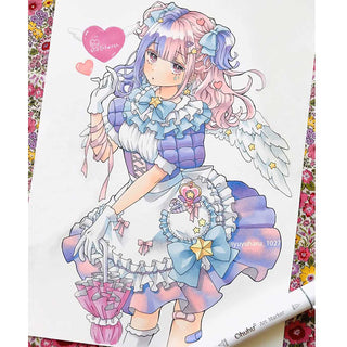 Ohuhu Oahu 48 Pastel Colors Dual Tips Alcohol Art Markers, Fine & Chisel