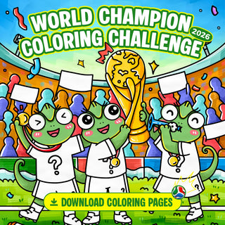 Ohuhu World Cup Coloring Challenge 2nd Round