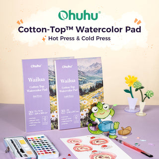 Why Ohuhu Cotton-Top™ Watercolor Pads Stand Out