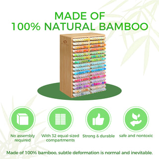 Ohuhu Bamboo Marker Organizer