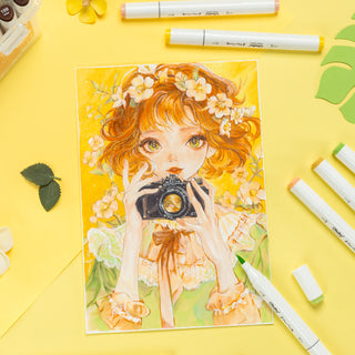 Ohuhu Paper-friendly (No Peeling) Markers Water-based 60 Colors