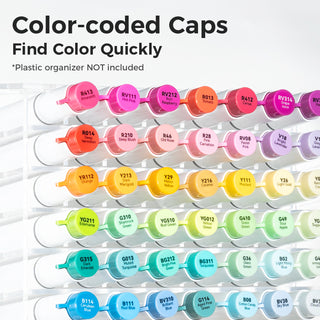 Ohuhu Honolulu² 120 Colors Dual Tips Alcohol Art Markers