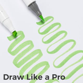 Ohuhu Honolulu² 120 Colors Dual Tips Alcohol Art Markers