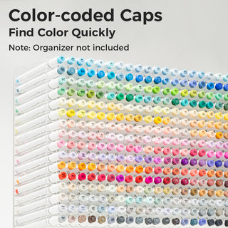 Ohuhu Honolulu 216 Colors Dual Tips Alcohol Art Markers (New Color Codes)