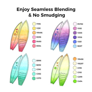 Ohuhu Oahu New 120 Colors Dual Tips Alcohol Art Markers, Fine & Chisel (Mexico Domestic Shipping)