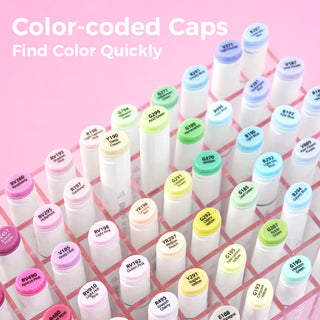 Ohuhu Oahu New 120 Colors Dual Tips Alcohol Art Markers, Fine & Chisel (Mexico Domestic Shipping)