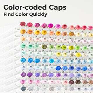 Ohuhu Oahu New 120 Colors Dual Tips Alcohol Art Markers, Fine & Chisel