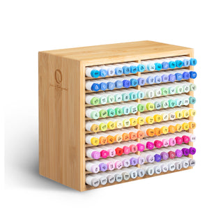 Ohuhu Bamboo Marker Organizer (Mexico Exclusive)