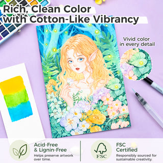 Ohuhu Wailua Cotton-Top Watercolor Pad