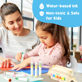 Ohuhu Washable Stamper Kids Dual Tips Water-based Markers