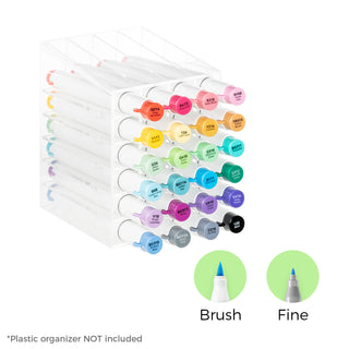 Ohuhu Honolulu² 24 Basic Colors Dual Tips Alcohol Art Markers