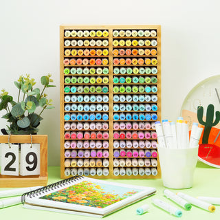 Ohuhu Bamboo Marker Organizer (Mexico Exclusive)