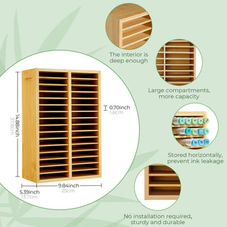 Ohuhu Bamboo Marker Organizer (Mexico Exclusive)