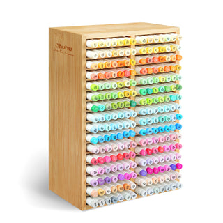 Ohuhu Bamboo Marker Organizer (Mexico Exclusive)